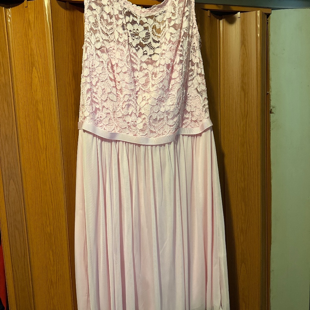 Pink short dress